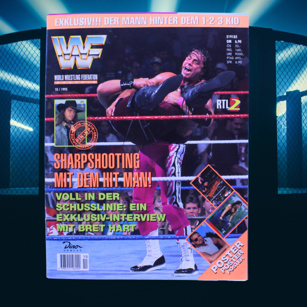 WWF Magazin Nr. 10 (1995) | Dino Verlag | King Mabel, Bret Hart, 1-2-3 Kid & In Your House Ergebnisse